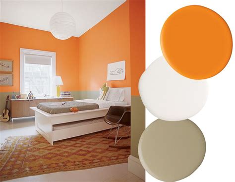 Orange Paint Color Chart