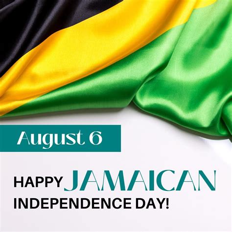 🇯🇲 Happy Jamaican Independence Day! 🇯🇲 in 2023 | Jamaican independence day, Jamaican ...