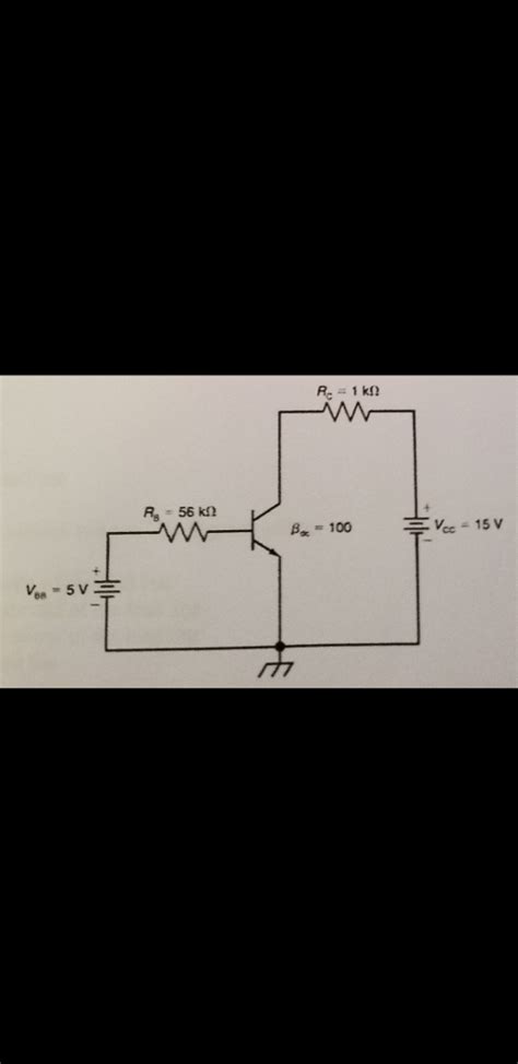 Solved Find VC VCE VB VE IC IB IE And AV For The Chegg