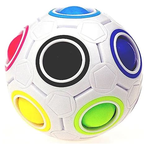 Cubo M Gico Bola Fidget Toy Puzzle Rainbow Ball Anti Estresse Quebra