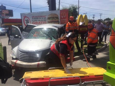 Choque en bulevar Benito Juárez deja dos lesionados Noticias de