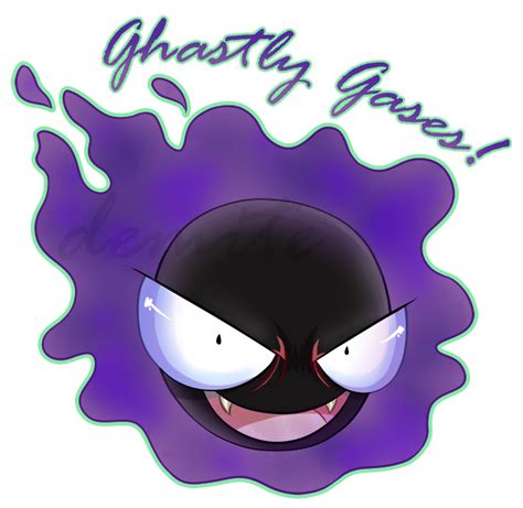 Gastly - Pokemon Design! by Demite on DeviantArt