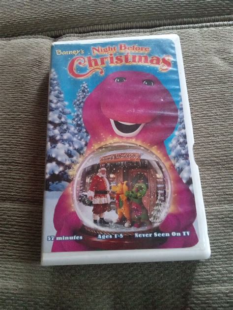 Barneys Night Before Christmas Vhs 1999 45986020345 Ebay