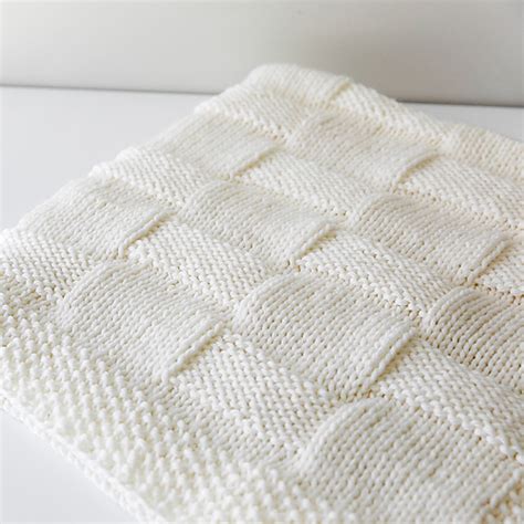 Ravelry Chunky Basketweave Baby Blanket Pattern By Leelee Knits