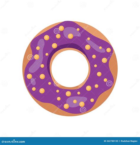 Icono De Donut Glaseado Ilustraci N Del Vector Ilustraci N De Helado