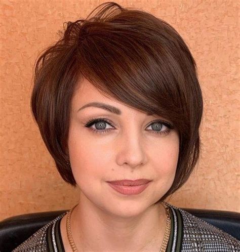 Pin på Short hair styles for round faces