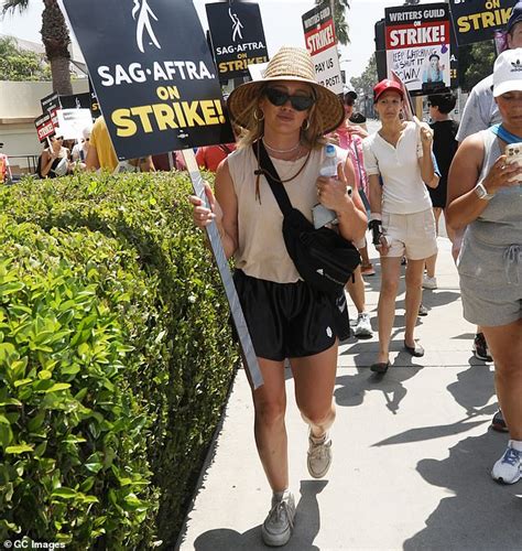 Hilary Duff Returns To Her Disney Channel Roots On Picket Line With