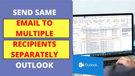 How To Send Same Email To Multiple Recipients Separately Outlook YouTube