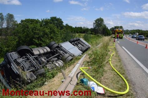 R Actualis H Faits Divers Camion Au Foss Sur La Rcea