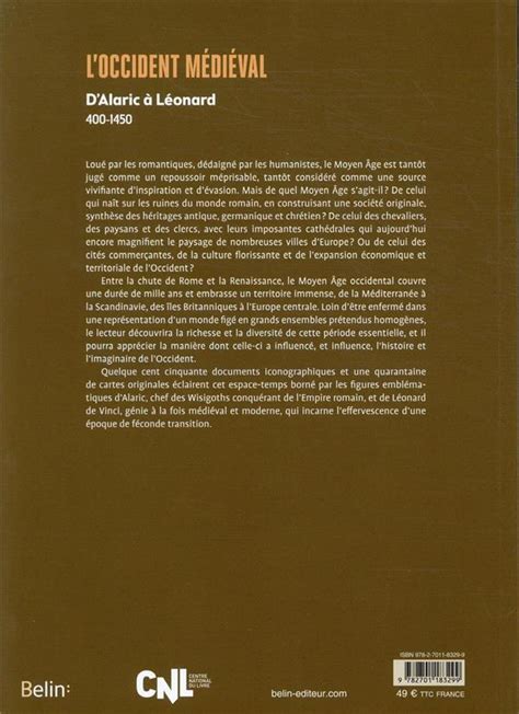 L'Occident médiéval : d'Alaric à Léonard 400-1450 : Joël Chandelier ...