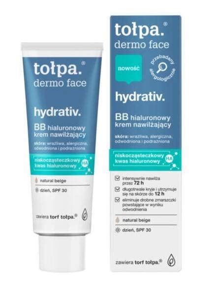 Tołpa Hydrativ Hialuronowy nawilżający krem BB na dzień SPF30 40ml