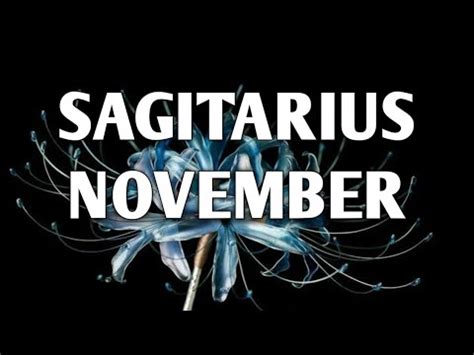 Sagitarius November Youtube