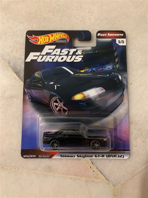 Nissan Skyline GT R BNR32 R32 Fast Imports Hotwheels Premium Hobbies