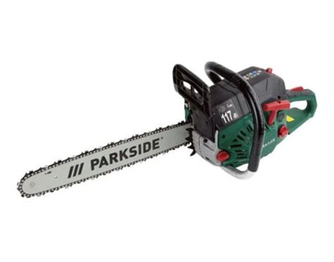 Parkside Petrol Chainsaw W Accessories Cc Powerful Stroke Engine