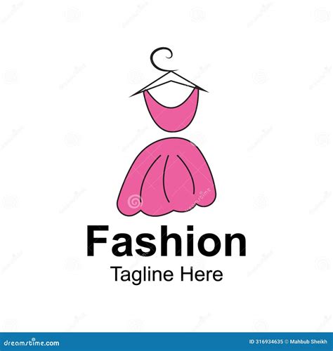 Fashion Logo Design Template Abstract Beauty Women S Dress Fashion