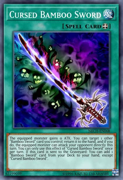 Cursed Bamboo Sword Decks And Tips Yugioh Duel Links Gamea