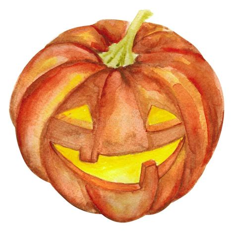 Halloween Pumpkin Image Stock Illustration Illustration Of Holiday