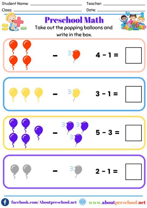 Kindergarten Math-15 - About Preschool