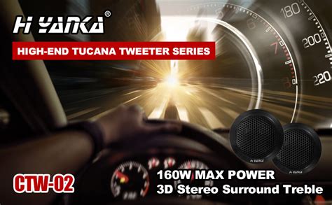 Amazon H Yanka Watt Ctw Tweeters For Car Audio Powerful