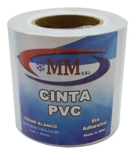 Cinta Pvc Blanca Sin Adhesivo Apto Para Refrigeraci N