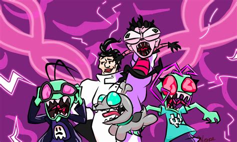 Invader Zim Screenshot Redraw 2 Invader Zim Fan Art Original Art