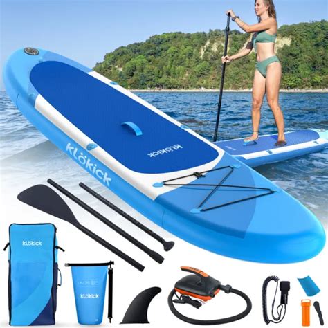 De Sup Stand Up Paddle Board Set Aufblasbar Surfboard Paddling Cm