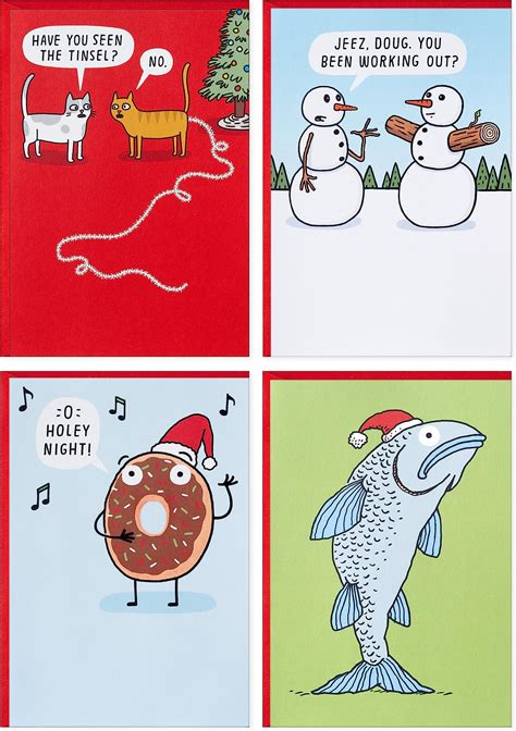 Amazon Hallmark Shoebox Funny Boxed Christmas Card Assortment 24