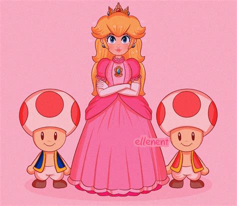 Ellen ️ Working On Comms On Twitter Princess Peach Growing Up With