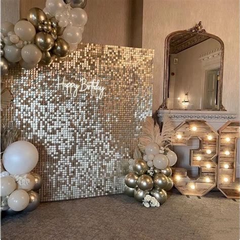 2meters Foil Curtain Backdrops Birthday Party Decorations Sequin Wall