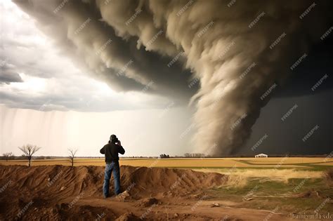 Premium Ai Image Tornado Hunters In Actiontornado Photos