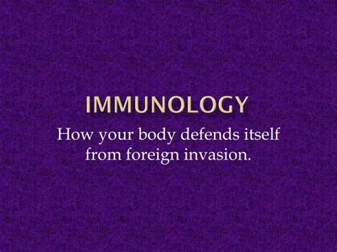 Ppt Immunology Powerpoint Presentation Free Download Id2195009