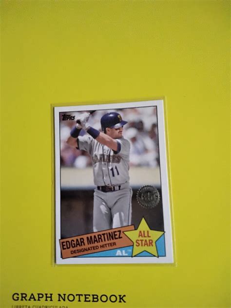 Topps Th Anniversary Edgar Martinez As Seattle