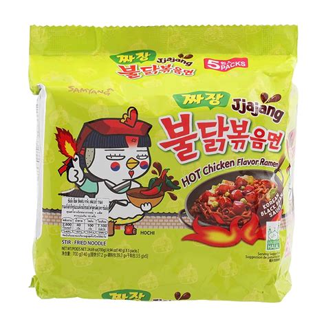 Samyang Jjajang Hot Chicken Flavor Ramen 140g X 5 Packs Umall Sydneys Largest Online