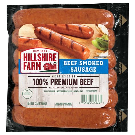 Hillshire Farm Beef Smoked Sausage Rope Meijer Off