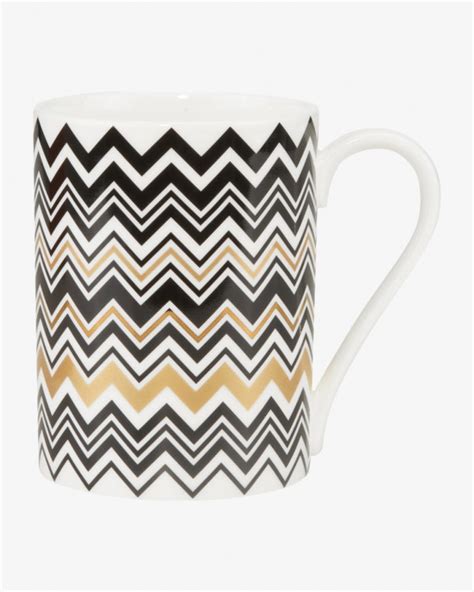 Missoni Home Zig Zag Gold Espresso Cup Set LODENFREY