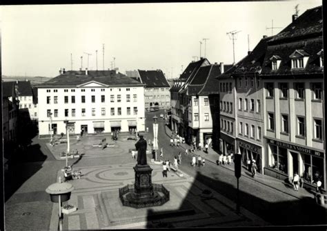 Ansichtskarte Postkarte Lutherstadt Eisleben Marktplatz Luther