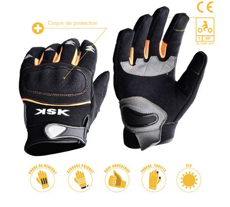 Gants Moto Mi Saison Cross Ksk Gants Moto Homologu S Scooteo