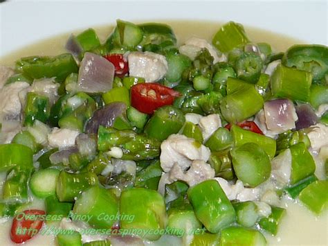 Asparagus With Coconut Milk Pinoy Gising Gising Style