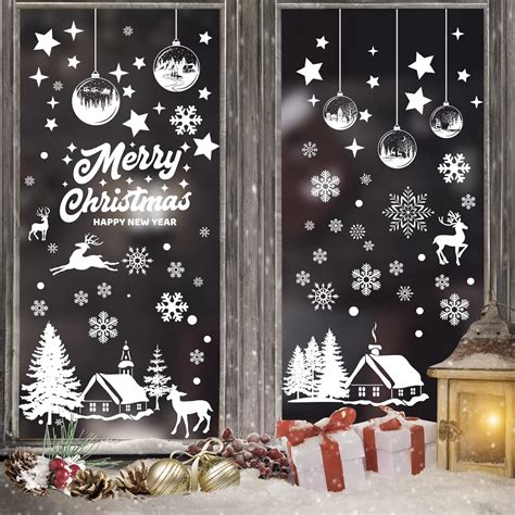 Christmas Window Decoration Snowflakes Window Decoration Self