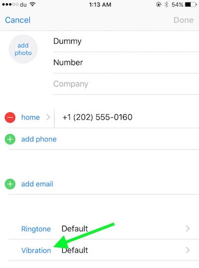 How To Customize Iphone Vibrations For Individual Contacts