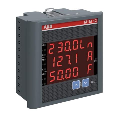 Single Phase Lcd Abb M1m12 Multifunction Meter System Controls And