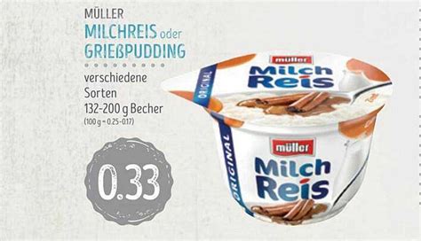 M Ller Milchreis Oder Grie Pudding Angebot Bei Edeka Struve Prospekte De