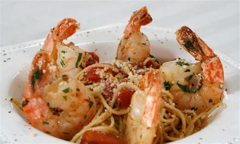 Angel Hair With Spicy Shrimp