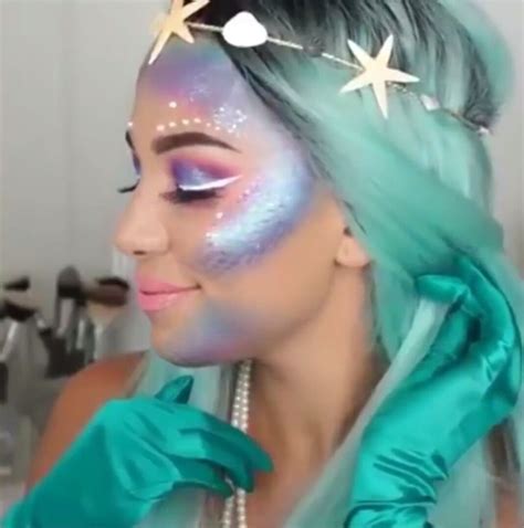 Maquillaje De Sirena Cool Halloween Makeup Cute Halloween Makeup Halloween Makeup Looks