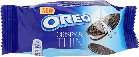 Oreo Crispy Thin Ciastka Kakaowe Z Nadzieniem O Smaku Waniliowym