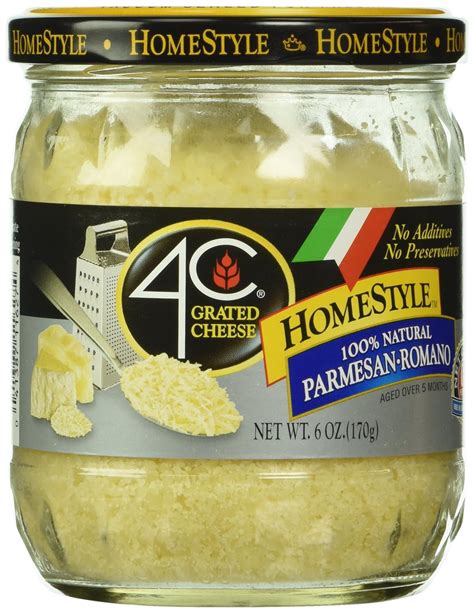 Amazon C Grated Cheese Home Style Parmesan Romano Jar Ounce