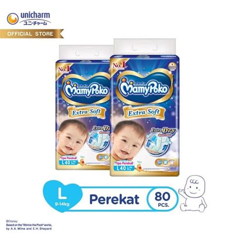 Jual Mamypoko Perekat Extra Soft L Popok Tape Packs Di Lapak