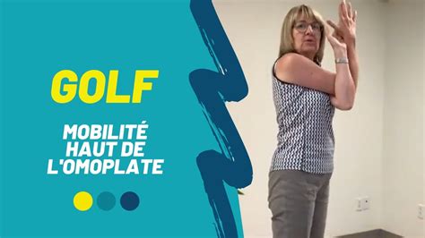 Étirement des muscles du haut de lomoplate pour un élan de golf plus