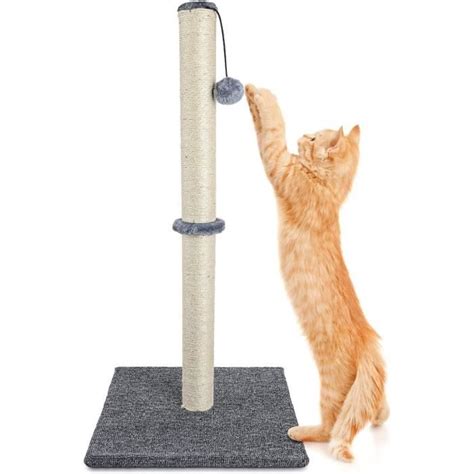 Awefrank Griffoir Chat 86 Cm Poteau Griffoir Chat Colonne En Sisal