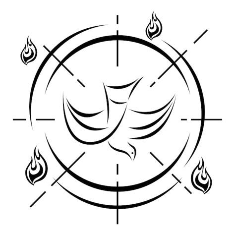 Premium Vector | Holy Spirit dove symbol